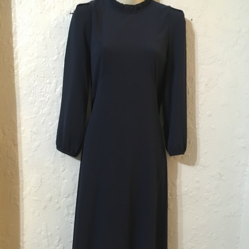 H‎ & M navy vintage inspired dress